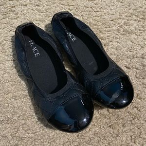 Children place little girl size 1 shoes